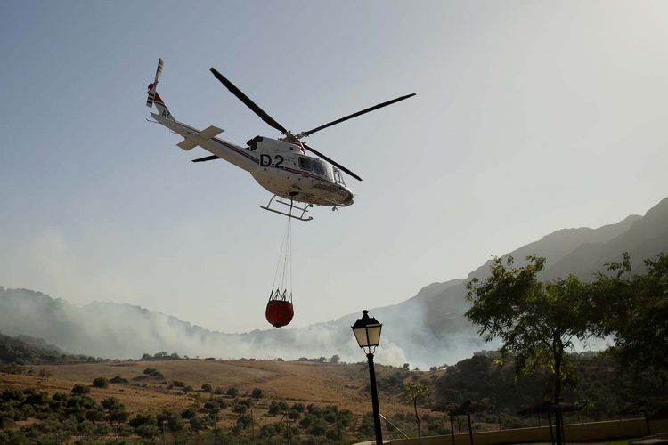 Controlado el incendio de Jimera de Líbar 28 horas después de su inicio