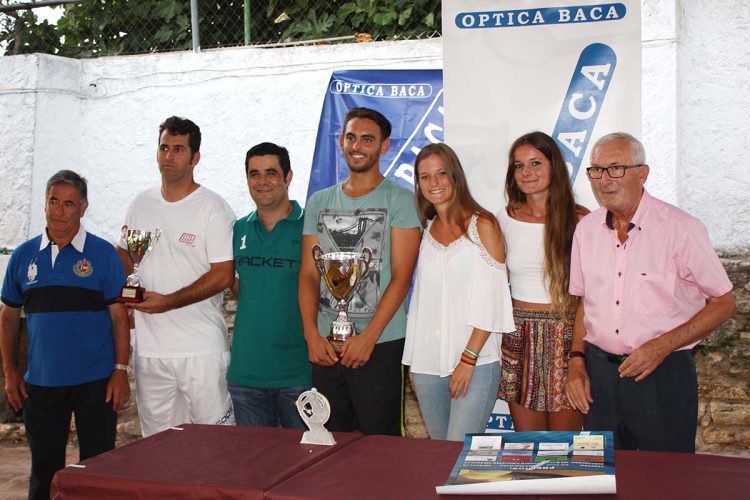 Alejandro García se proclamó campeón del Torneo de Tenis Óptica Baca
