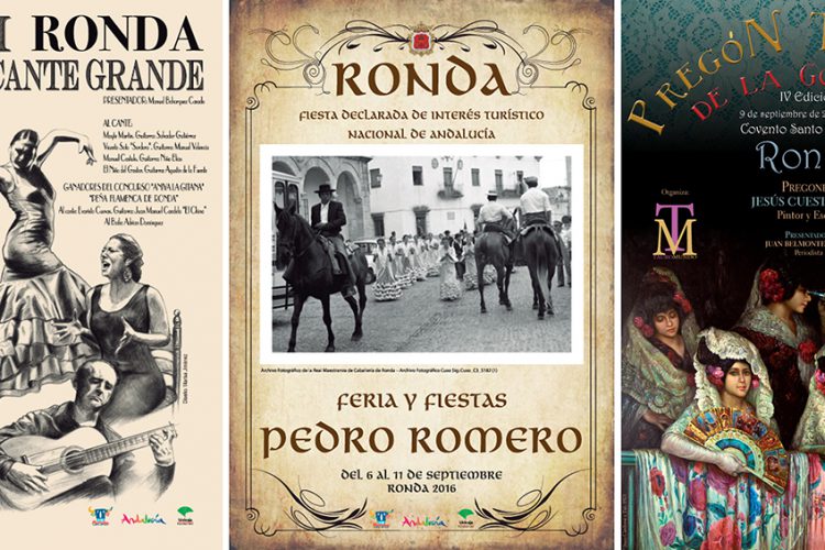 Una nostálgica imagen en blanco y negro del fotógrafo rondeño ‘Cuso’ anunciará la Feria y Fiestas de Pedro Romero