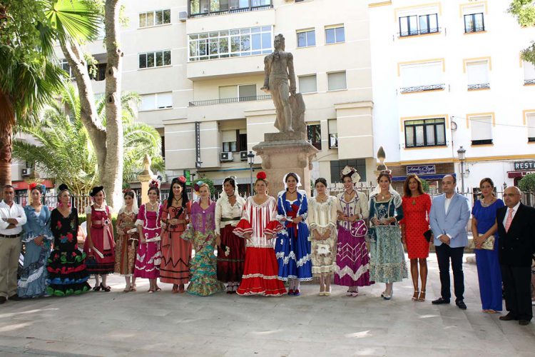 Homenaje a Pedro Romero y ofrenda floral a la Patrona antes de empezar la Feria