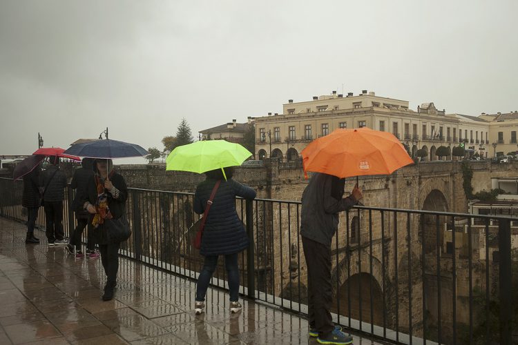 Aemet eleva a nivel naranja la alerta en la Serranía de Ronda para este sábado por intensas lluvias