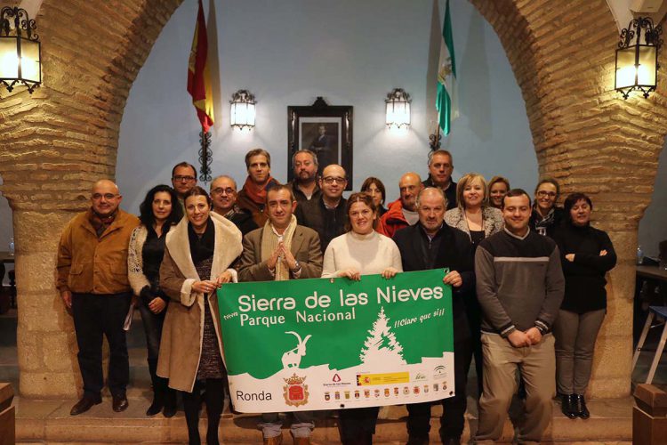 La Corporación Municipal de Ronda muestra su apoyo al nombramiento de la Sierra de las Nieves como Parque Nacional