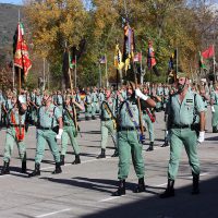 Efectivos legionarios realizarán una parada militar en el patio de armas del acuartelamiento de Montejaque.