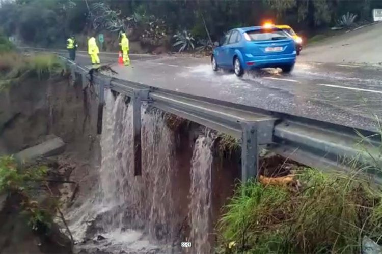 La Junta repara los corrimientos de tierra causados por el temporal en la calzada de la A-397 Ronda-San Pedro