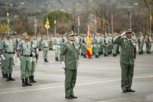 El coronel Armada a la izquierda y Salom a la derecha.