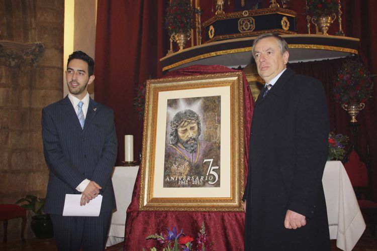 La Hermandad de Padre Jesús edita un cartel con motivo del 75 aniversario de la bendición de la imagen de su titular