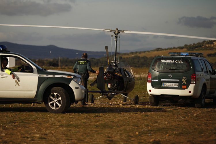 Condenan a tres sujetos que fueron detenidos en Ronda cuando transportaban en un autogiro 115 kilos de hachís