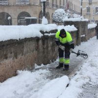 La nieve podría cubrir también las calles de Ronda, según las previsiones.