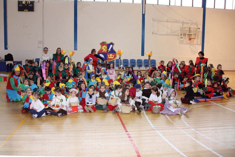 Los más pequeños del colegio Fernando de los Ríos regresan a la época de los castillos medievales