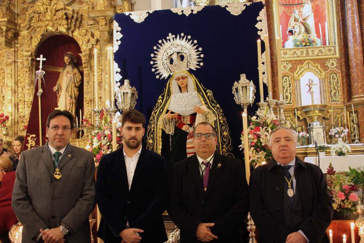 Bendecida la nueva imagen de Nuestra Señora de la Salud de la Juventud Cofrade de la Hermandad del Huerto