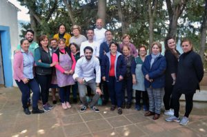 Los cocineros y participantes en el taller.