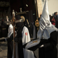 Momento del Santo Entierro en la tarde del Vienes Santo.