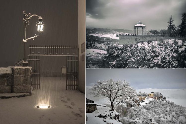 Irina Fernández gana el concurso de fotografía ‘Ronda Blanca’ con una imagen nocturna de la gran nevada