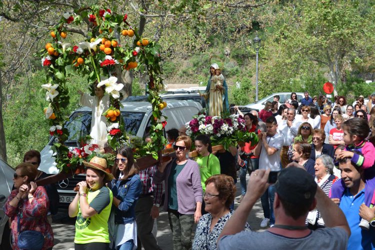 Genalguacil despidió su Semana Santa con el Huerto del Niño del Domingo de Resurrección