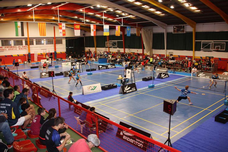 Gran participación de público y un alto nivel deportivo en el Campeonato de España de Bádmintón