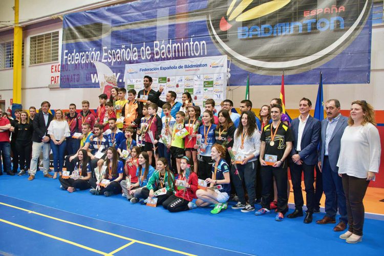 Gran nivel deportivo y máxima animación en el Campeonato de España de Bádminton celebrado en Ronda