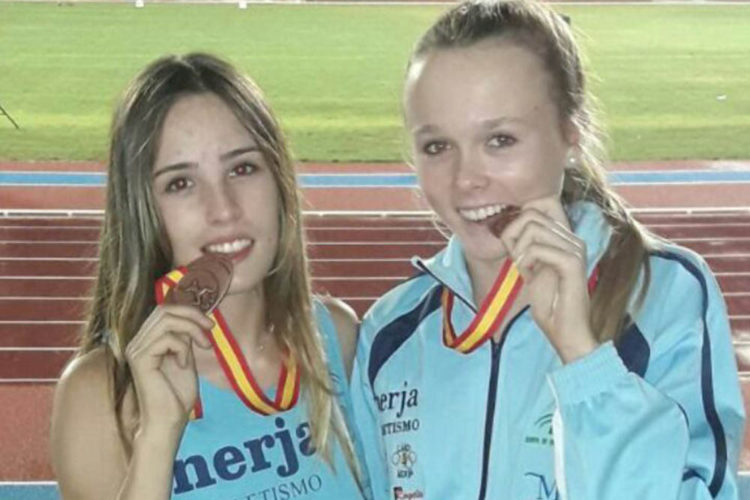 Las rondeñas Ana Ramírez y Lily Hulland logran dos medallas de bronce en el Campeonato Juvenil de Atletismo