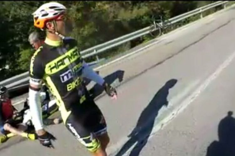 Un motorista que perdió un pierna en un accidente localiza al ciclista rondeño que le salvó la vida haciéndole un torniquete