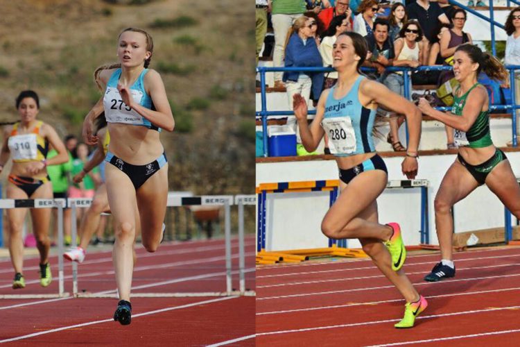 Las atletas rondeñas Ana Ramírez y Lily Hulland quedan primeras en el Campeonato Juvenil de Andalucía