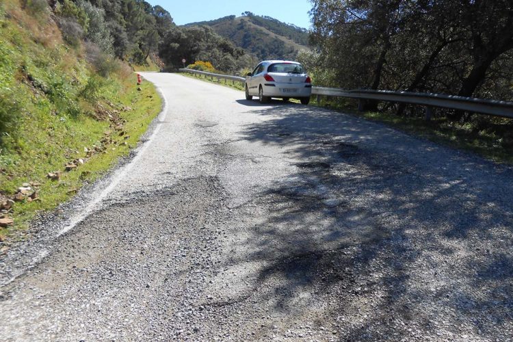 La Diputación de Málaga adjudica obras de mejora en carreteras de la Serranía con un inversión de 800.000 euros