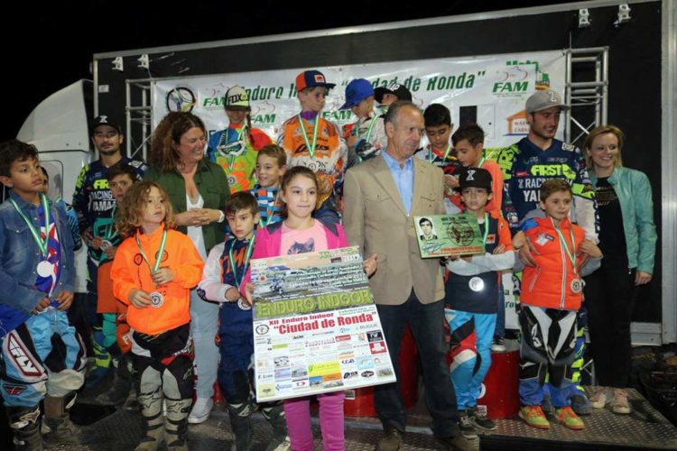 Cristóbal y Víctor Guerrero lograron los primeros puestos en la XII edición del ‘Enduro Indoor Ciudad de Ronda’