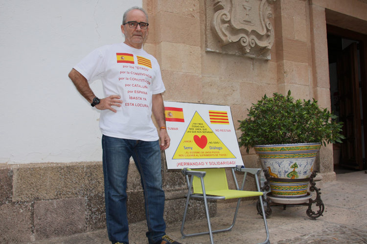 Un médico anestesista de Ronda inicia una huelga de hambre para reclamar al Gobierno catalán que suspenda el referéndum independentista