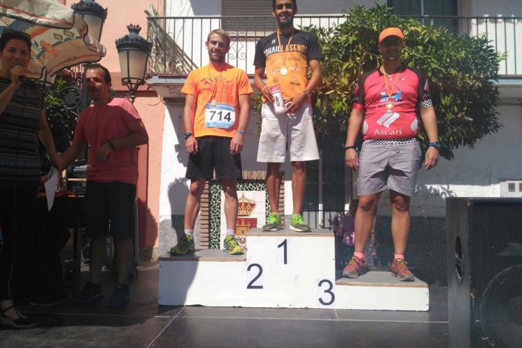 Carlos Mate, del Club Ascari-Harman Trail Running, quedó tercero en la Carrera Popular Villa de Monda