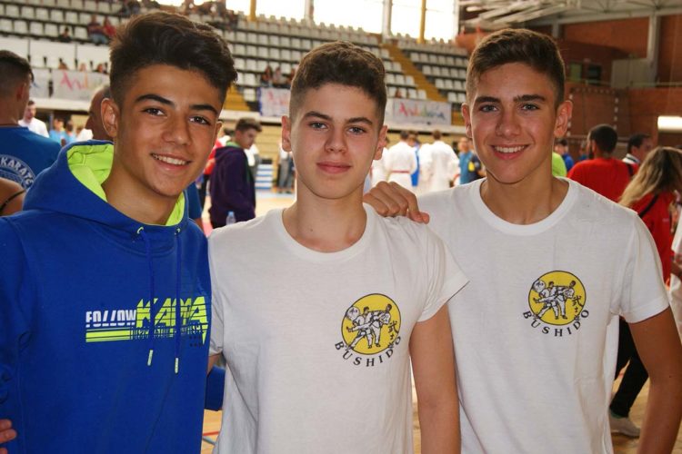 Tres karatecas del Club Bushido de Ronda son seleccionados para el Campeonato de Andalucía Cadete-Junior