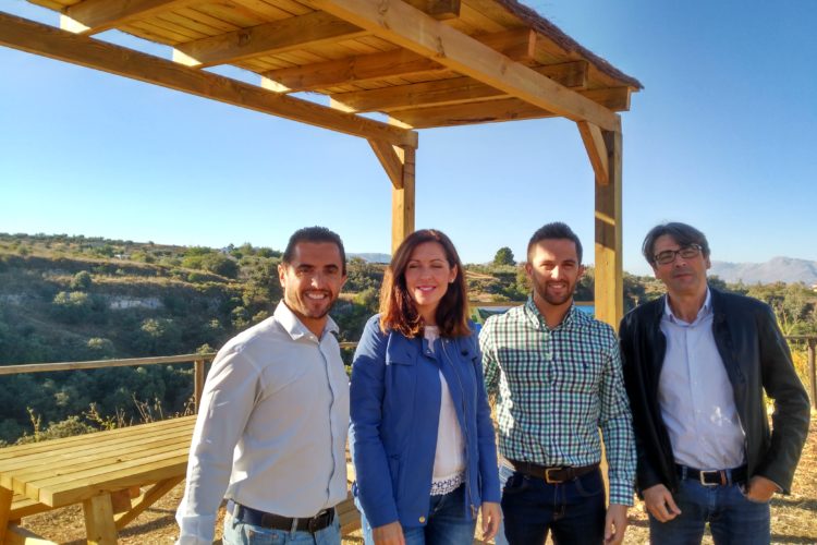 La Diputación de Málaga sitúa un observatorio para el avistamiento de aves en Arriate
