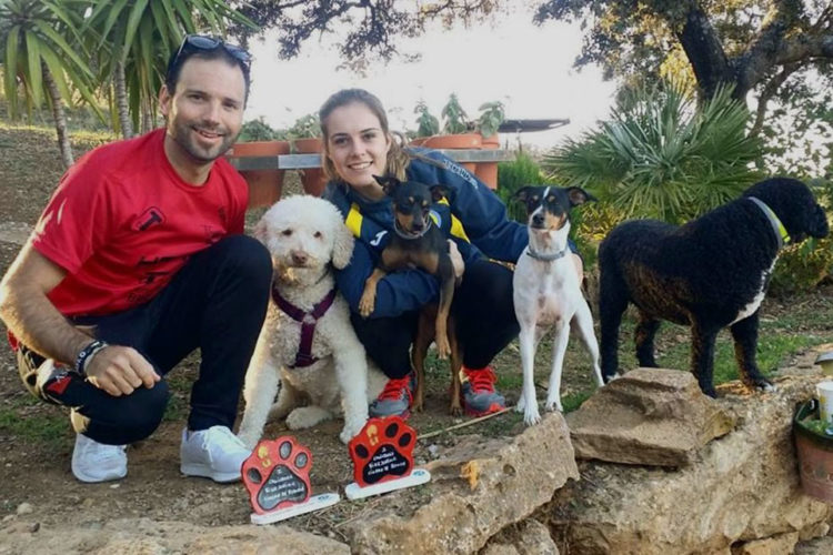 Gran participación de corredores y de perros en I Edición Canicross-Bikejoring Ciudad de Ronda 2017