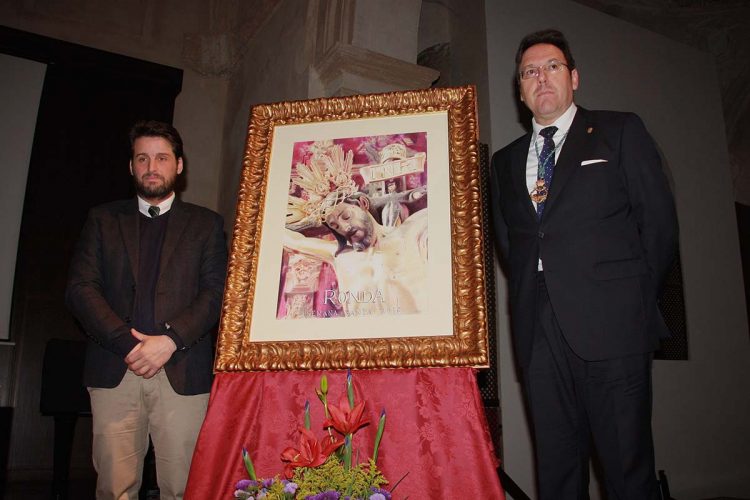 Un primer plano del Cristo de la Sangre es la imagen elegida para el cartel de la Semana Santa de Ronda