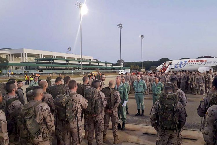 La Legión envía un nuevo contingente a Mali formado por 60 efectivos de Ronda y de Almería