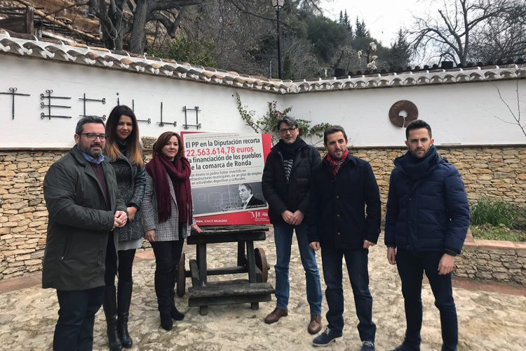 El Grupo Socialista en la Diputación denuncia recortes del PP en la financiación de los pueblos de la Serranía de Ronda