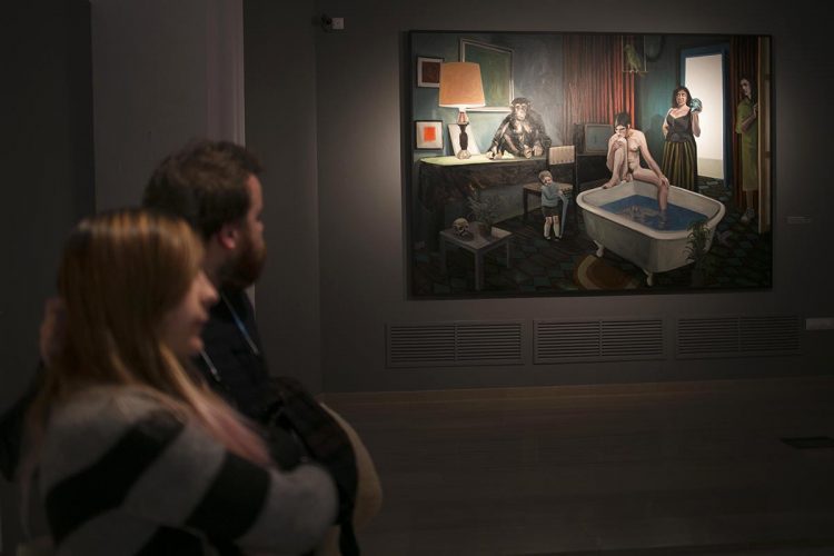 Fundación Unicaja inaugura en el Museo Joaquín Peinado la exposición de su XIII Certamen de Artes Plásticas