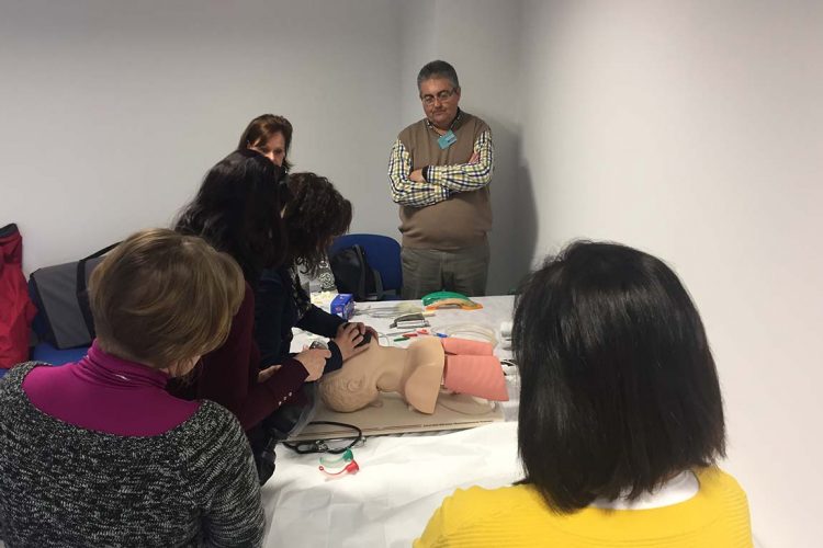 Profesionales del Área Sanitaria Serranía participan en un curso de formación de Soporte Vital Inmediato