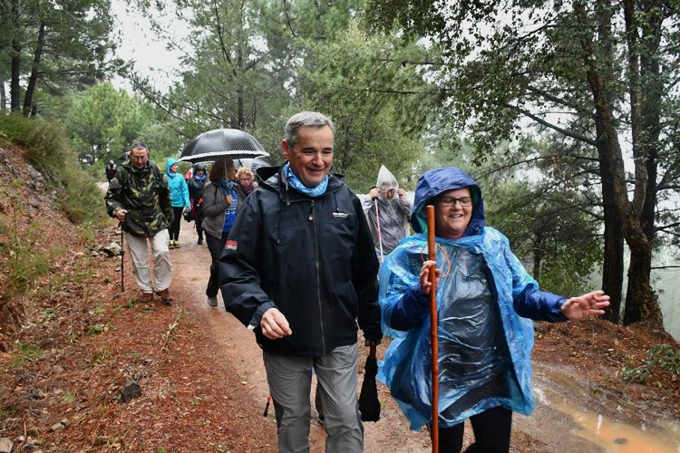 Naturaleza y paisajes en la IV edición del Encuentro Senderista de Genalguacil