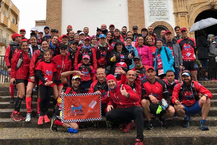 Amplia participación y varias medallas del Club Ascari-Harman Trail en la Hole-2018 y en el Pinsapo Trail de Yunquera