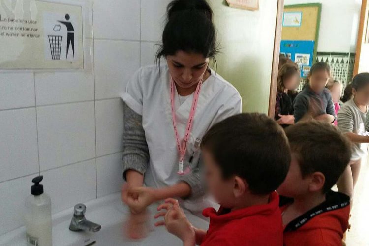 El Colegio de Enfermería de Málaga ofrece talleres de educación en salud en centros escolares de Ronda