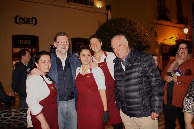 Mariano Rajoy de visita privada en Ronda
