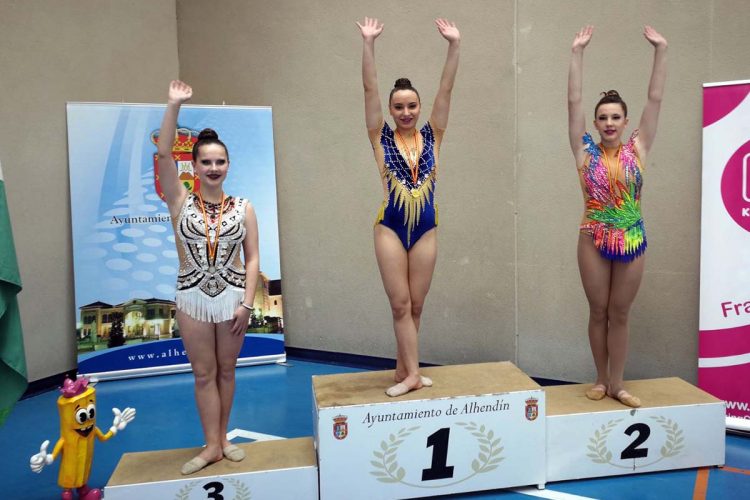 Las deportistas del Club AGRA logran un oro y dos platas en  IV Torneo de Gimnasia Rítmica Alhendín