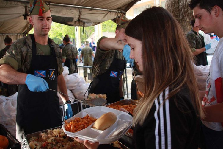 Los cientouneros ya están en Ronda y la pasta está servida