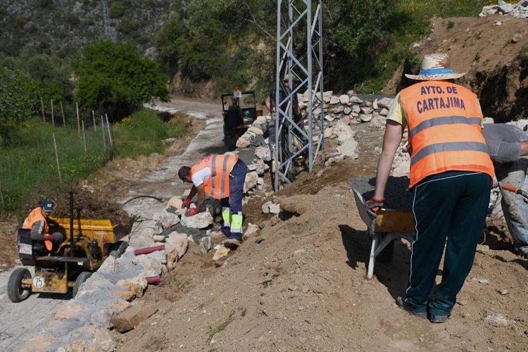 Cartajima inicia la construcción de su punto limpio y la mejora del camino que da acceso a esta instalación