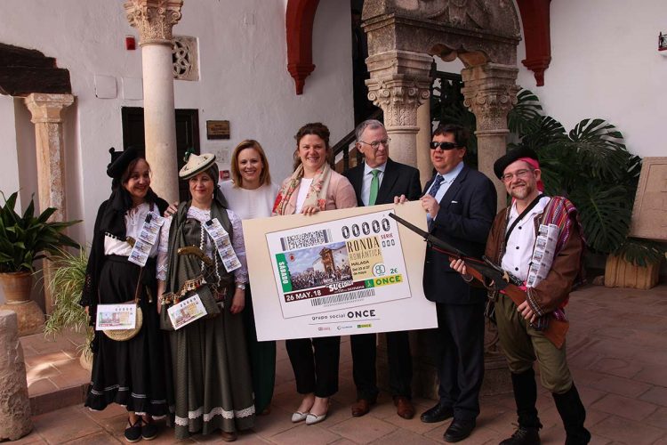 La ONCE dedicará su cupón de fin de semana del sábado 26 de mayo a Ronda Romántica