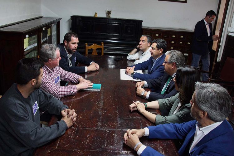 Zoido, Moreno Bonilla y Bendodo ofrecen su apoyo a la plataforma para que Ronda cuente con una autovía