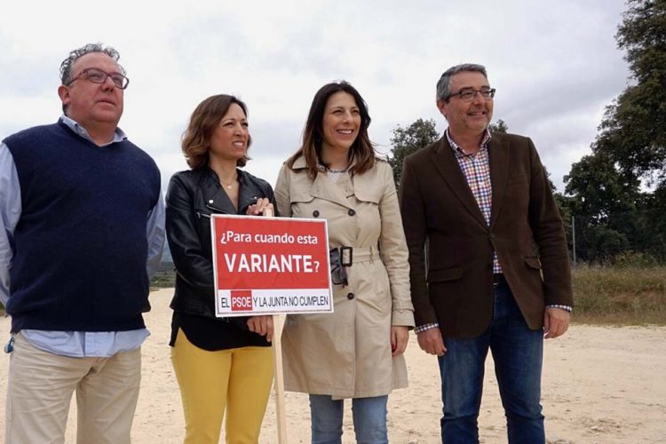 El PP de Málaga coloca una ‘estaca’ en la variante de Arriate para exigir su terminación después de diez años de retrasos