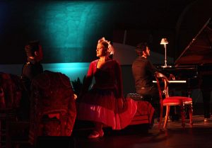 Una escena de la noche musical.