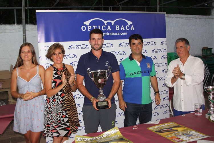 El venezolano Jordi Muñoz se proclama vencedor del del XXXIV Torneo de Tenis Óptica Baca