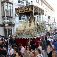 Salida extraordinaria de la Virgen de los Dolores.