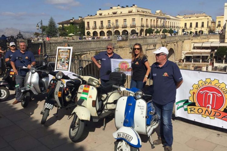 Ronda acogerá este domingo la IV Reunión Motera de Vespa y Lambetta  que reunirá a más de 200 personas