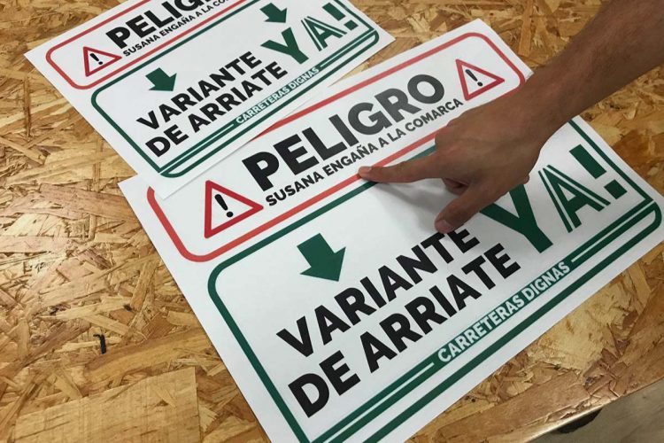 Podemos lanza una campaña para reclamar a la Junta que reinicie las obras de la variante de Arriate